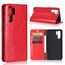 For Huawei P30 Pro Shockproof Flip Card Wallet Leather Case Cover - Red