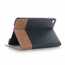 Cross Texture Wallet Leather Stand Case For iPad Mini 5 - Dark Blue