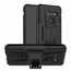 For LG G8 ThinQ Hybrid Armor Shockproof Rugged Bumper Case Cover - Black