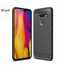 For LG G8 ThinQ Rugged Armor Shockproof Case Slim TPU Cover - Black