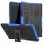 For iPad 10.2" 7th 8th Gen Hybrid Shockproof Rugged Hard PC Case Cover w/ Stand - Blue