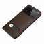 For iPhone 11 Pro Max Genuine Leather Window View Magnetic Flip Case Cover - Coffee