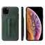 For iPhone 11 Pro Max Slim Leather Stand Card Holder Back Protective Case Cover - Green