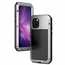 Waterproof Shockproof Aluminum Gorilla Glass Metal Case For iPhone 11 Pro Max - Silver