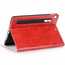For iPad 7th 8th Gen 10.2" Leather Stand Case Cover W/ Pen Holder - Red