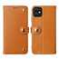 For iPhone 11 Pro Max 100% Genuine Leather Wallet Card Case Cover - Brown