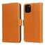 For iPhone 11 Pro Max - Genuine Leather Wallet Card Case Cover Stand - Light Brown