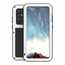 For Samsung Galaxy S20 Plus - LOVEMEI Gorilla Glass Aluminum Metal Case Cover - White