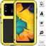 LOVEMEI Powerful Metal Waterproof Case Cover for Samsung Galaxy A20 - Yellow