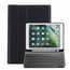 For iPad 10.2 9th Bluetooth Keyboard Leather Case Cover With Pencil Holder - Black