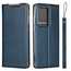 For Samsung Galaxy S20 Ultra - Wallet Leather Flip Card Stand Case Cover - Navy Blue