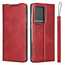 For Samsung Galaxy S20 Ultra - Wallet Leather Flip Card Stand Case Cover - Red