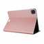 For iPad Pro 11" 2020 Stand Folio PU Leather Case - Rose Gold