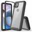 For Motorola One 5G UW Ace Case Clear Back Hybrid Shockproof Phone Cover