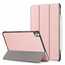 For iPad Pro 11 inch Case 2021 Tri-fold Leather Tablet Stand Flip Cover - Rose Gold