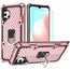For Samsung Galaxy A32 5G Case with HD Screen Protector,Heavy Duty Shockproof Ring Holder Stand Cover