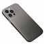 For iPhone 13 Pro Max Carbon Fiber Slim Shockproof Phone Case Cover - Dark Grey
