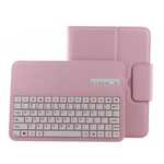 Detachable Bluetooth Keyboard + Flip Stand Leather Case For Samsung Galaxy Tab 3 10.1 P5200 P5210 - Pink