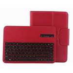 Detachable Bluetooth Keyboard + Flip Stand Leather Case For Samsung Galaxy Tab 3 10.1 P5200 P5210 - Red
