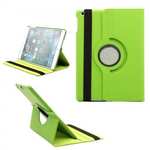 360 Degree Rotating PU Leather Case Cover Swivel Stand for Apple iPad Air - Green