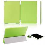 Magnetic Smart Cover Leather + Back Case for iPad Air - Green