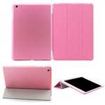 Magnetic Smart Cover Leather + Back Case for iPad Air - Pink