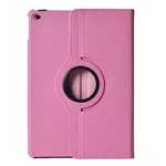 360°Rotatable Litchi Pattern Leather Stand Case For iPad Air 2 - Pink