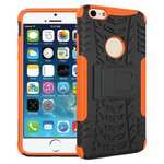 Heavy Duty Durable Case Cover Stand For iPhone 6 Plus/6S Plus 5.5inch - Orange