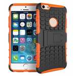 Heavy Duty Strong Hard TPU Case Cover Stand For iPhone 6 Plus/6S Plus 5.5inch - Orange