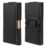 For iPhone SE 4.7 2020 7 8 Plus X XS 12 11 Pro Max Leather Case With Belt Clip Black