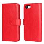 2in1 Magnetic Removable Detachable Leather Wallet Cover Case For iPhone 7 Plus 5.5 inch - Red