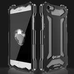 R-JUST Full Aluminum Metal Shockproof Protective Case for iPhone SE 2020 / 7 4.7inch - Black