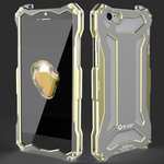 R-JUST Full Aluminum Metal Shockproof Protective Case for iPhone SE 2020 / 7 4.7inch - Gold