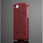 Crazy Horse Grain Top Flip Leather Case for iPhone 12 Pro Max SE 2020 / 7 4.7inch - Brown