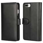 Multifunction Wallet Card Slots Stand Leather Flip Case for iPhone 7 Plus 5.5 inch - Black