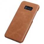 Genuine Leather Matte Back Hard Case Cover for Samsung Galaxy S8 S8 Plus Note 8