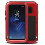 Metal Aluminum Shockproof Case Cover For Samsung Galaxy S8 - Red