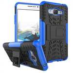 Hybrid TPU Hard Shockproof Cover Case Kickstand for Samsung Galaxy J2 Prime - Blue