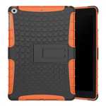 Rugged Armor Shockproof Dual Layer Protective Kickstand Case For Apple iPad 9.7 (2017) - Orange