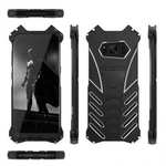 Aluminum Alloy Armor Bumper Shockproof Drop Resistance Shell Back Cover For Samsung Galaxy S8+ Plus - Black