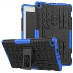 Rugged Armor Hybrid Kickstand Defender Protective Case for Amazon Kindle Fire HD 8 (2017) - Blue