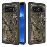 Hybrid Dual Layer Shockproof Defender Phone Case Cover For Samsung Galaxy Note 8 - Camo Tree