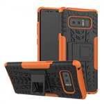 Shockproof TPU&PC Hybrid Stand Case Cover For Samsung Galaxy Note 8 - Orange