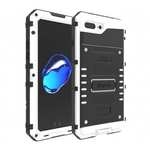 IP68 Waterproof Shockproof Aluminum Metal Case for iPhone 8 Plus 5.5inch - White
