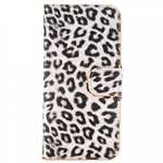 Leopard Pattern Magnetic Pu Leather Wallet Stand Case for iPhone SE 2020 / 8 4.7 inch - Yellow