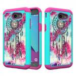 Rugged Armor Dual Layer Protective Case for Samsung Galaxy J3 Emerge / J3 Prime - Dream Catcher
