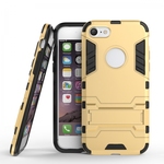 Slim Armor Shockproof Kickstand Protective Case for iPhone SE 2020 / 8 4.7inch - Gold