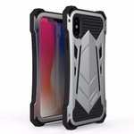 R-JUST Armor Aluminum  Waterproof Shockproof  Case for iPhone XS / X - Silver