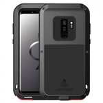 Heavy Duty Shockproof Dual Layer Bumper Case Cover for Samsung Galaxy S9 Plus - Black