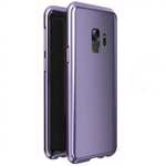 Shockproof Aluminum Metal Frame Bumper Case for Samsung Galaxy S9 - Light Purple